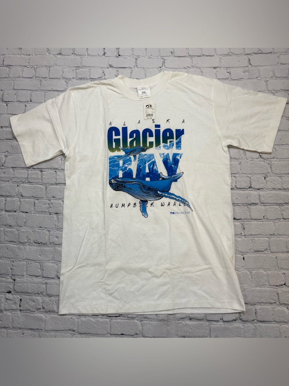 Princess Cruise Humpback Whale Glacier Bay Alaska Adult XXL NWT Ocean Aquatic